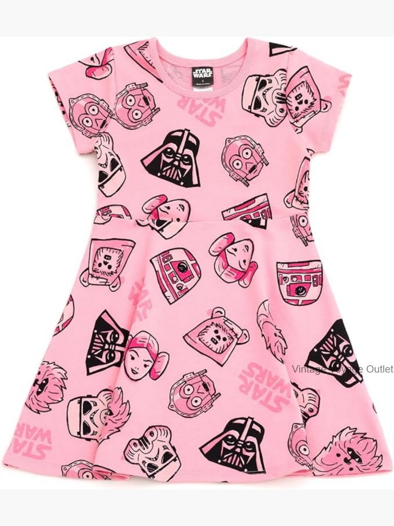 Girls French Terry Skater Dress Toddler To Big Kid Sizes 2t-14/16
